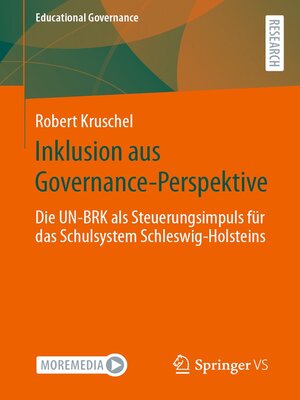 cover image of Inklusion aus Governance-Perspektive